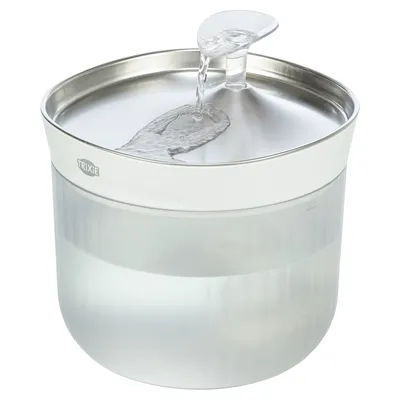 TRIXIE DRINKFONTEIN AQUA CLEAR KUNSTSTOF / RVS WIT 18X18X16 CM TRIXIE DRINKFONTEIN AQUA CLEAR KUNSTSTOF / RVS WIT 18X18X16 CM