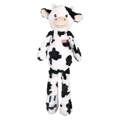 ZOLUX FURRY FARM KOE ISACHE PLUCHE MET TOUW WIT / ZWART 59X21X9 CM ZOLUX FURRY FARM KOE ISACHE PLUCHE MET TOUW WIT / ZWART 59X21X9 CM
