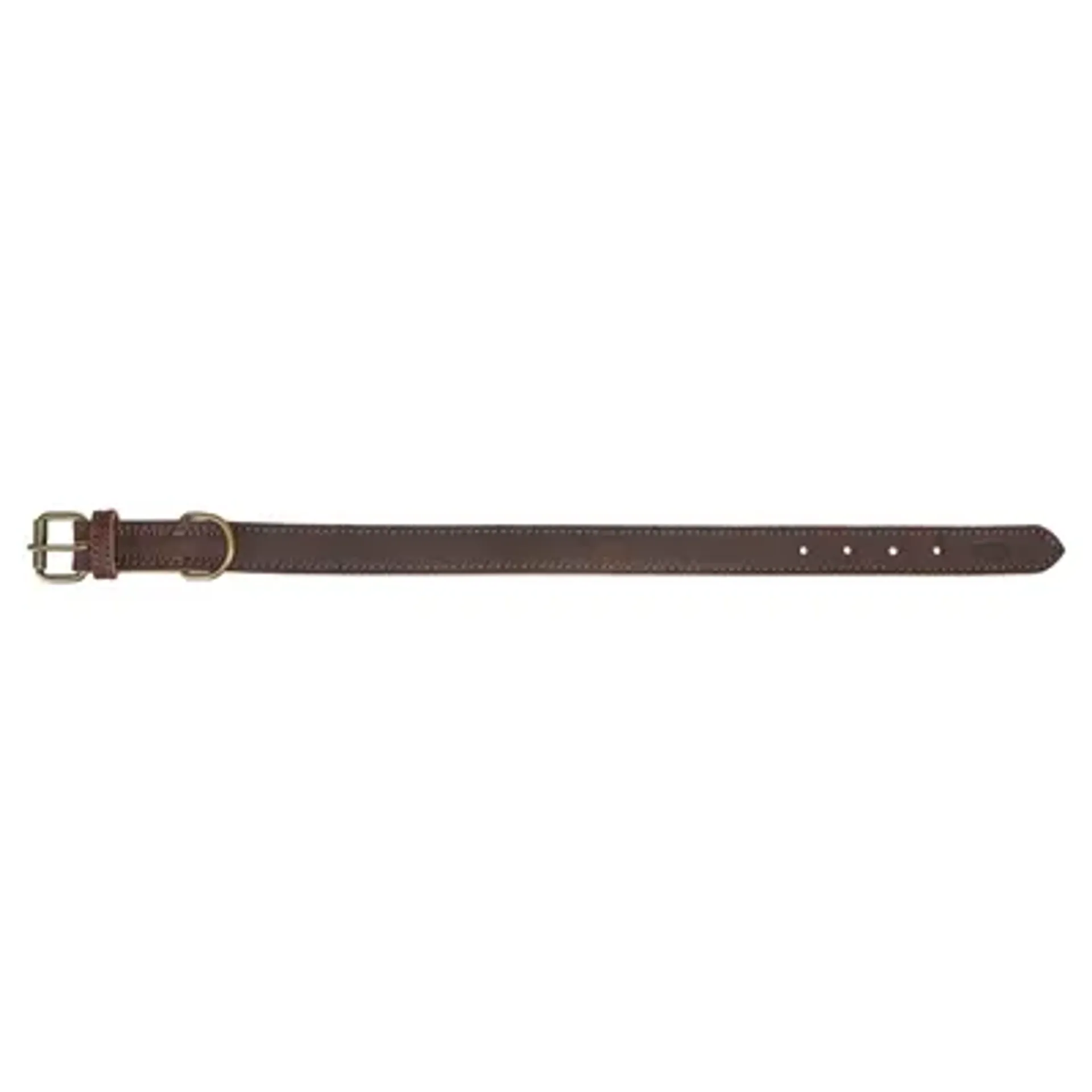 TRIXIE HALSBAND HOND RUSTIC VETLEER DONKERBRUIN 57-66X3 CM