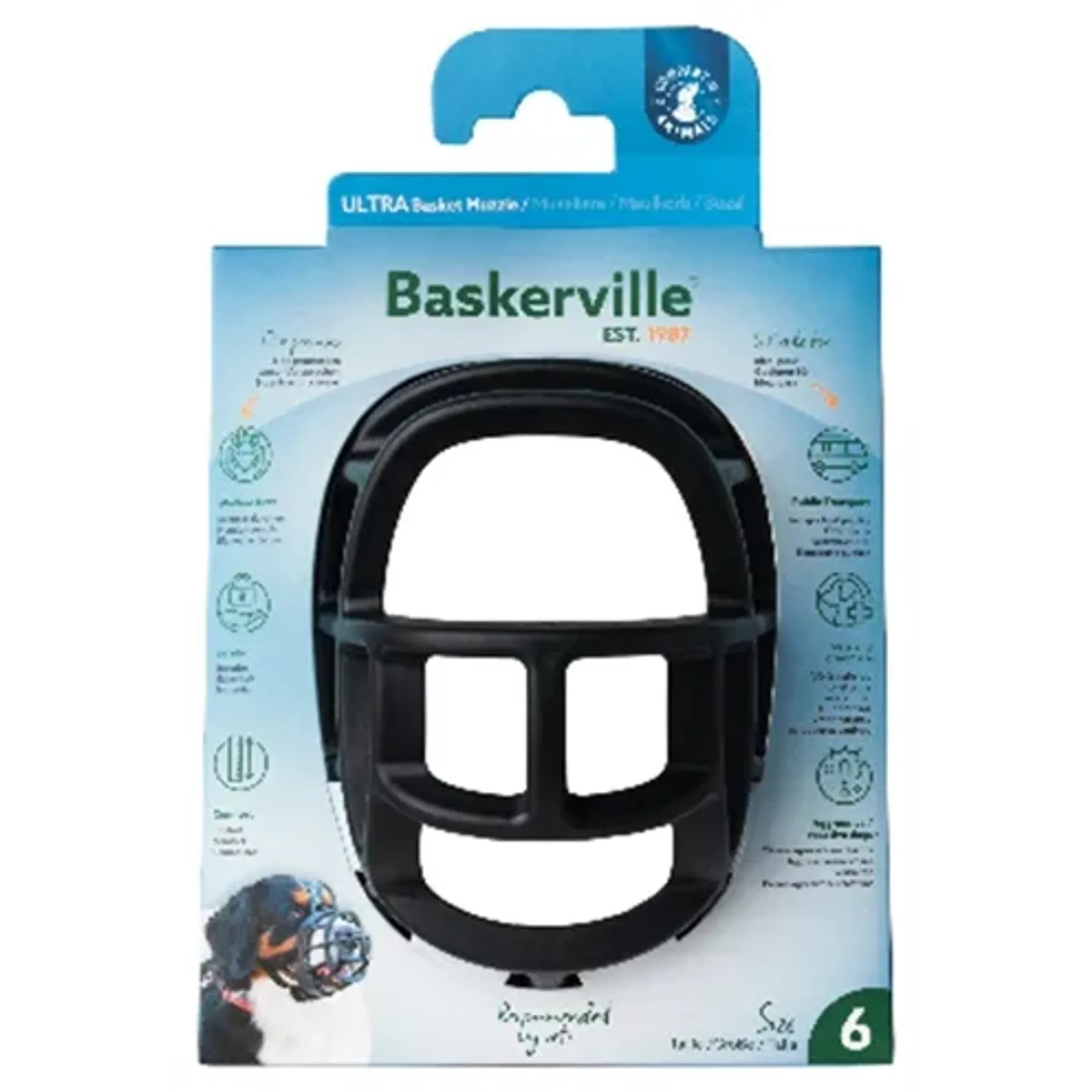 BASKERVILLE ULTRA MUZZLE MUILKORF NR 6