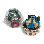 THE BARKING BAKERY CAROB WOOFIN MET BLAUW GLAZUUR THE BARKING BAKERY CAROB WOOFIN MET BLAUW GLAZUUR
