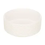 TRIXIE VOERBAK / DRINKBAK WAVE KERAMIEK WIT 13 CM 400 ML TRIXIE VOERBAK / DRINKBAK WAVE KERAMIEK WIT 13 CM 400 ML