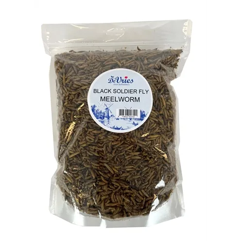 DE VRIES MEELWORM BLACK SOLDIER FLY 450 GR DE VRIES MEELWORM BLACK SOLDIER FLY 450 GR