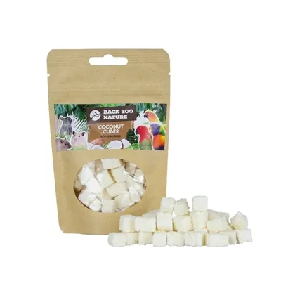 BACK ZOO NATURE COCONUT CUBES 50 GR BACK ZOO NATURE COCONUT CUBES 50 GR
