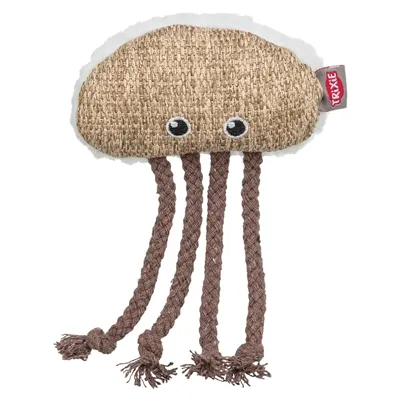 TRIXIE KWAL STOF / PLUCHE MET KATTENKRUID / CATNIP BEIGE / WIT 14 CM TRIXIE KWAL STOF / PLUCHE MET KATTENKRUID / CATNIP BEIGE / WIT 14 CM