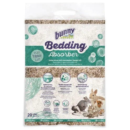 BUNNY NATURE BUNNYBEDDING ABSORBER 20 LITER BUNNY NATURE BUNNYBEDDING ABSORBER 20 LITER