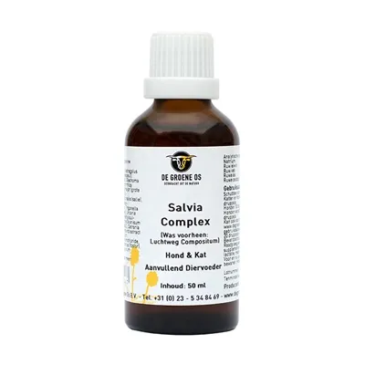 DE GROENE OS SALVIA COMPLEX HOND / KAT 50 ML DE GROENE OS SALVIA COMPLEX HOND / KAT 50 ML