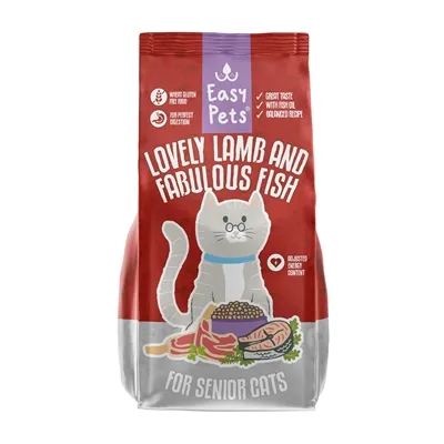 EASYPETS LOVELY LAMB & FABULOUS FISH SENIOR KATTENVOER 1,5 KG EASYPETS LOVELY LAMB & FABULOUS FISH SENIOR KATTENVOER 1,5 KG