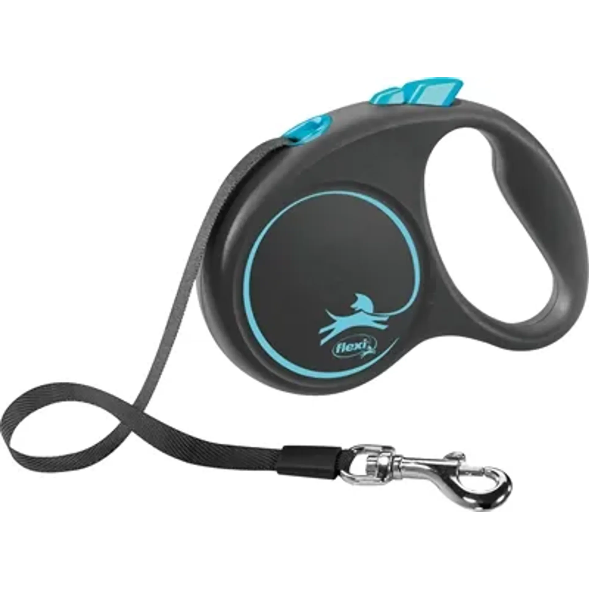 FLEXI ROLLIJN BLACK DESIGN TAPE BLAUW S 5 MTR TOT 15 KG
