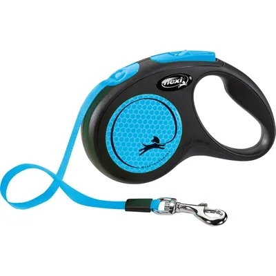 FLEXI ROLLIJN NEW CLASSIC NEON TAPE ZWART / BLAUW S 5 MTR TOT 15 KG FLEXI ROLLIJN NEW CLASSIC NEON TAPE ZWART / BLAUW S 5 MTR TOT 15 KG