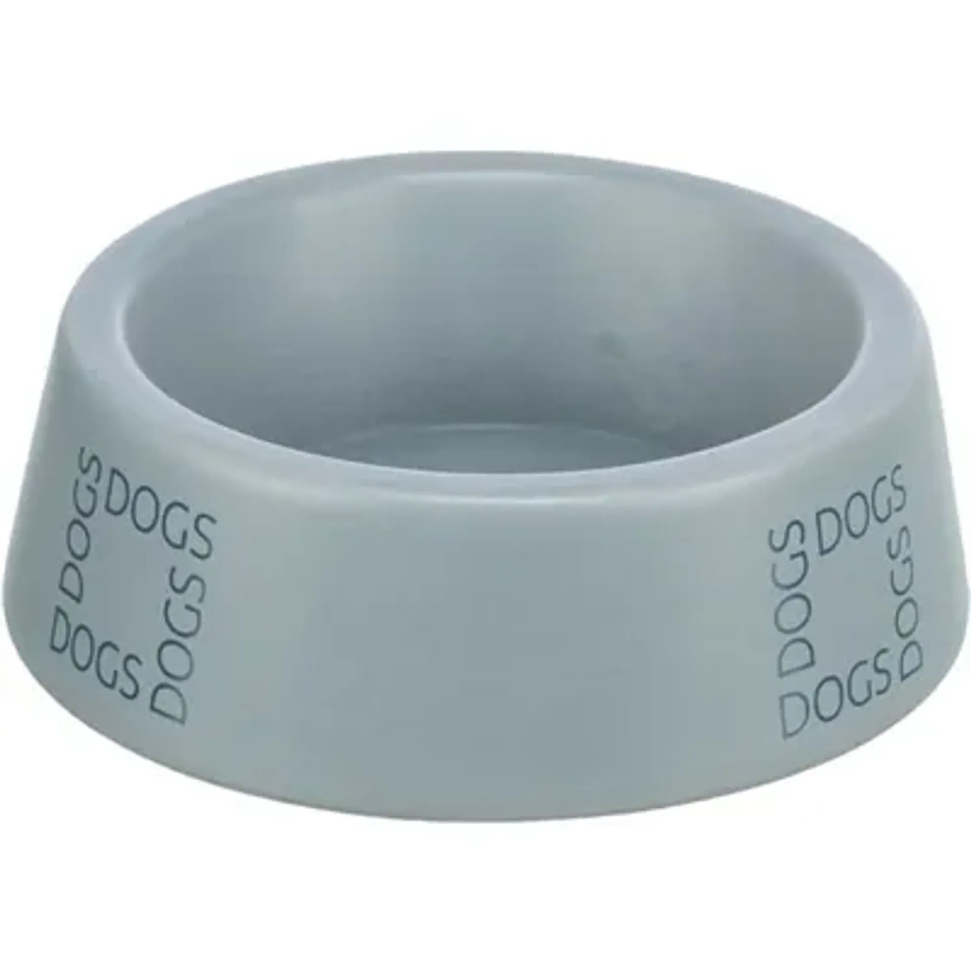 TRIXIE VOERBAK / DRINKBAK HOND DOGS KERAMIEK GRIJSBLAUW 1 LTR 20 CM