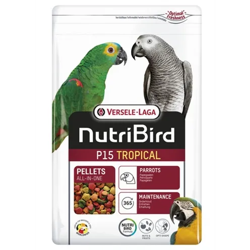 NUTRIBIRD P15 TROPICAL ONDERHOUDSVOEDER 3 KG NUTRIBIRD P15 TROPICAL ONDERHOUDSVOEDER 3 KG