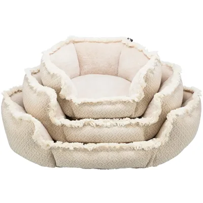 TRIXIE HONDENMAND BOHO HOEKIG BEIGE 80X80 CM TRIXIE HONDENMAND BOHO HOEKIG BEIGE 80X80 CM