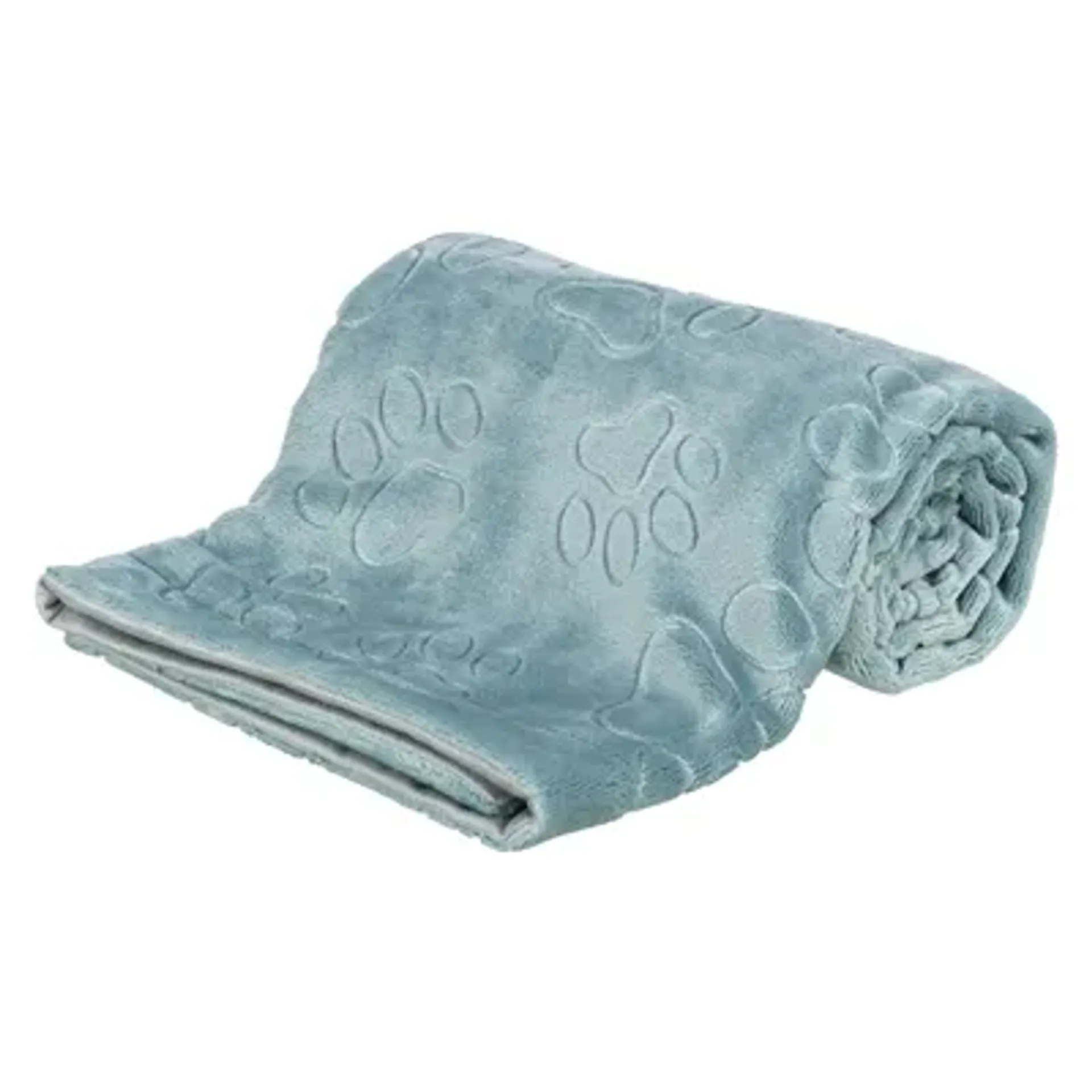 TRIXIE HONDENDEKEN BARRY SOFTPLUCHE BLAUW / GRIJS 150X100 CM
