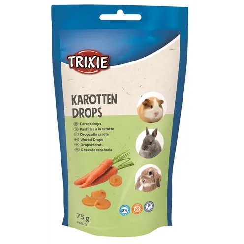TRIXIE KNAAGDIER DROPS WORTEL 75 GR TRIXIE KNAAGDIER DROPS WORTEL 75 GR