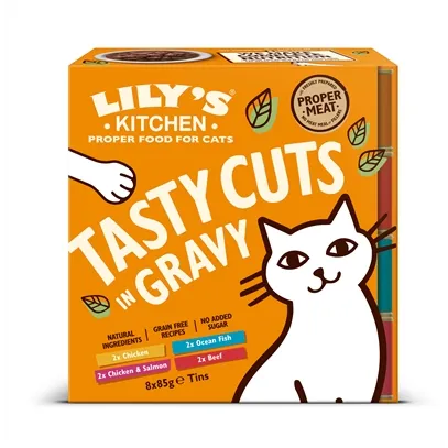 LILY’S KITCHEN TASTY CUTS IN GRAVY MULTIPACK 8X85 GR LILY’S KITCHEN TASTY CUTS IN GRAVY MULTIPACK 8X85 GR