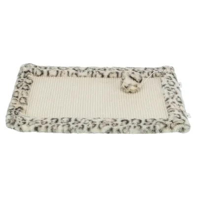 TRIXIE KRABMAT LEO PANTERPRINT CREME 55X35 CM TRIXIE KRABMAT LEO PANTERPRINT CREME 55X35 CM