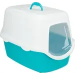 TRIXIE KATTENBAK VICO TURQUOISE / WIT 56X40X40 CM TRIXIE KATTENBAK VICO TURQUOISE / WIT 56X40X40 CM