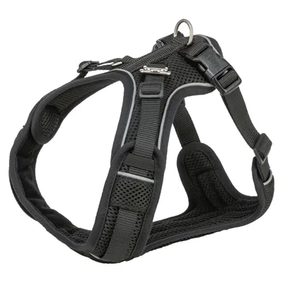 TRIXIE HONDENTUIG PREMIUM FLEXMESH BREDE BORST ZWART XS-S 40-57X1,5 CM TRIXIE HONDENTUIG PREMIUM FLEXMESH BREDE BORST ZWART XS-S 40-57X1,5 CM