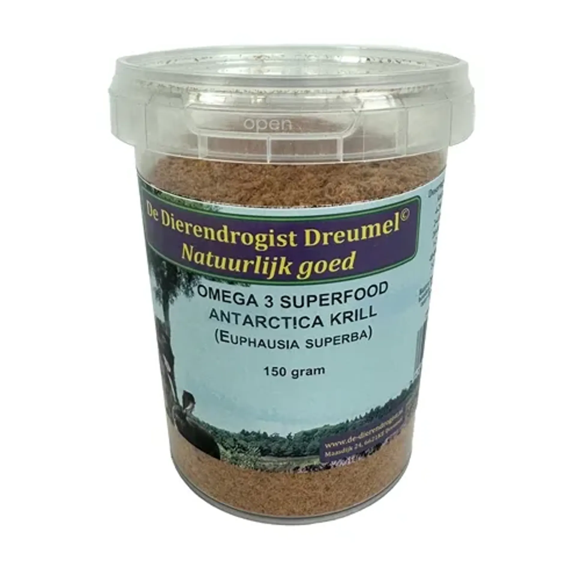 DIERENDROGIST KRILL 150 GR