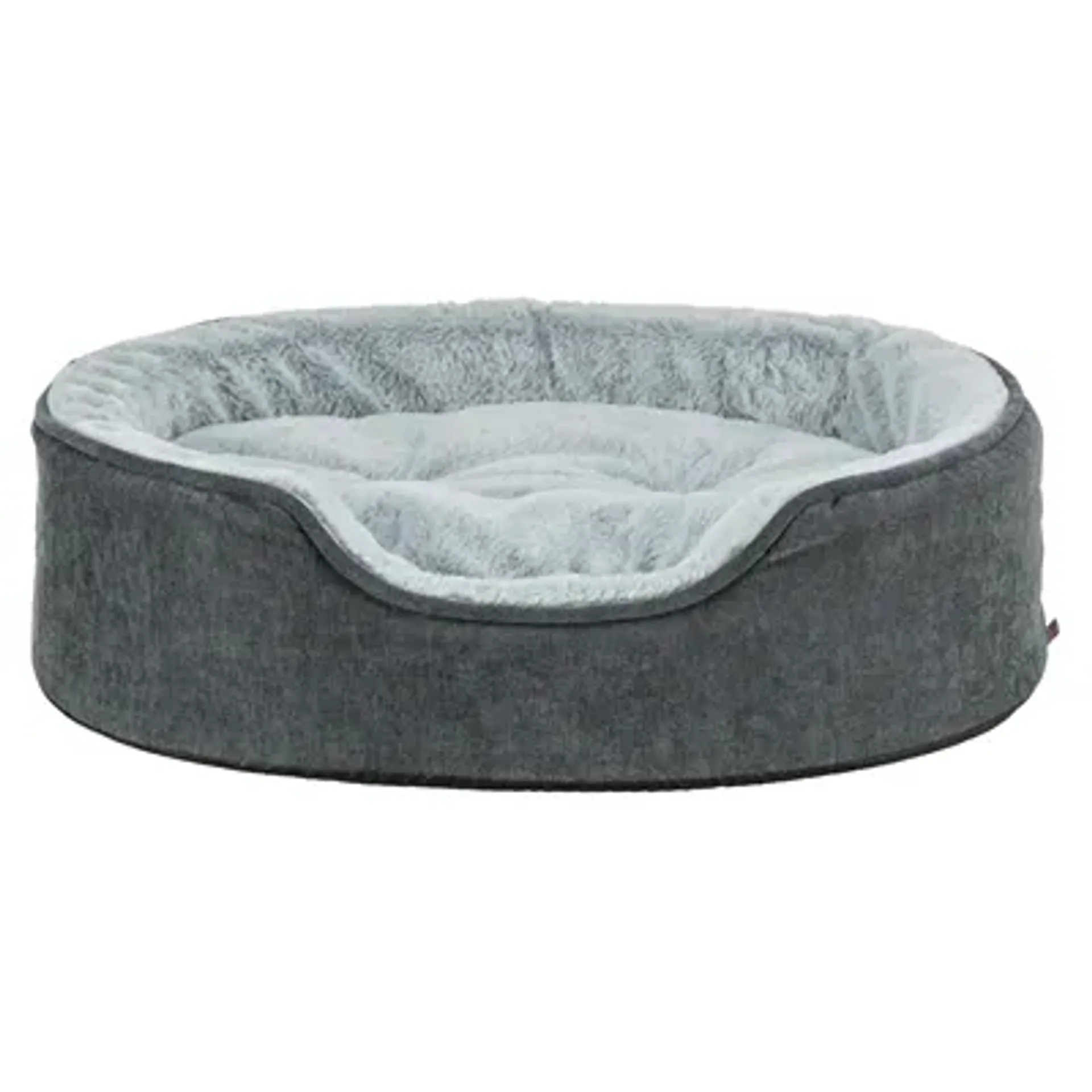 TRIXIE VITAL HONDENMAND LINO SOFT OVAAL GRIJS / LICHTGRIJS 83X67 CM