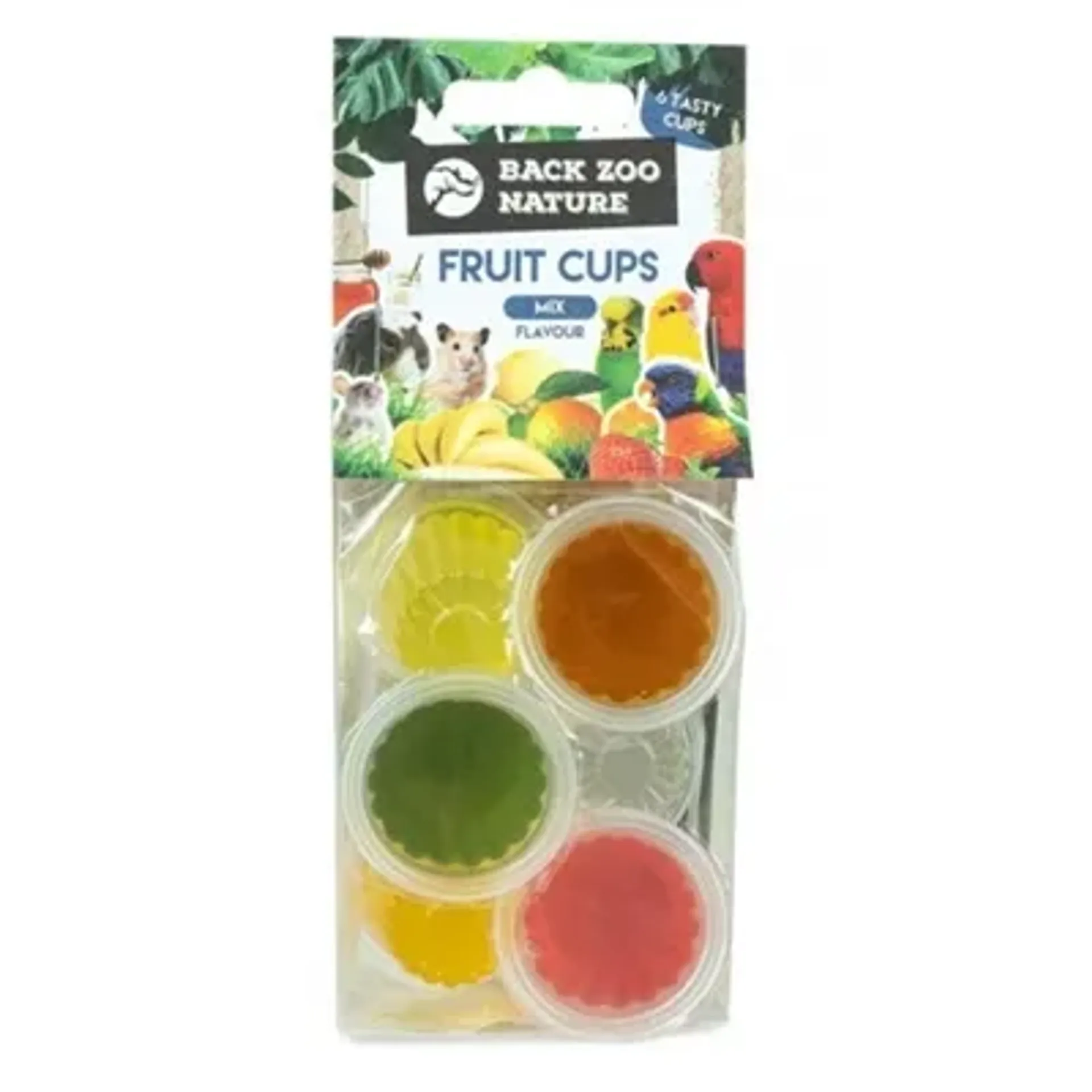BACK ZOO NATURE FRUITCUP MIX ASSORTI 6 ST