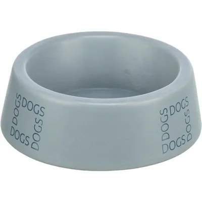 TRIXIE VOERBAK / DRINKBAK HOND DOGS KERAMIEK GRIJSBLAUW 400 ML 16 CM TRIXIE VOERBAK / DRINKBAK HOND DOGS KERAMIEK GRIJSBLAUW 400 ML 16 CM