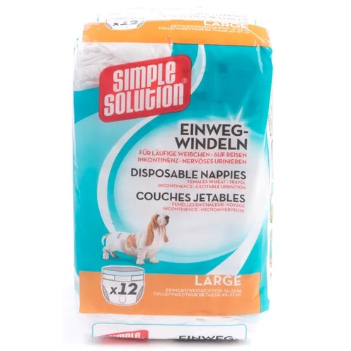 SIMPLE SOLUTION WEGWERP HONDEN LUIER LARGE 12 ST 45-57 CM SIMPLE SOLUTION WEGWERP HONDEN LUIER LARGE 12 ST 45-57 CM