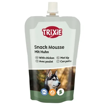 TRIXIE SNACK MOUSSE MET KIP 200 GR TRIXIE SNACK MOUSSE MET KIP 200 GR