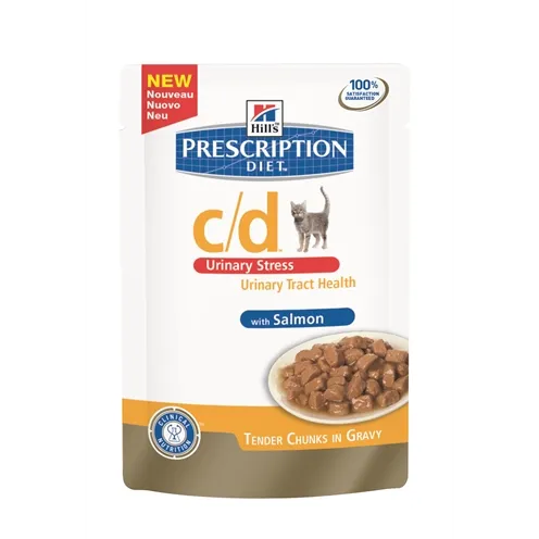 HILL’S FELINE C/D URINARY STRESS ZALM 12X85 GR HILL’S FELINE C/D URINARY STRESS ZALM 12X85 GR