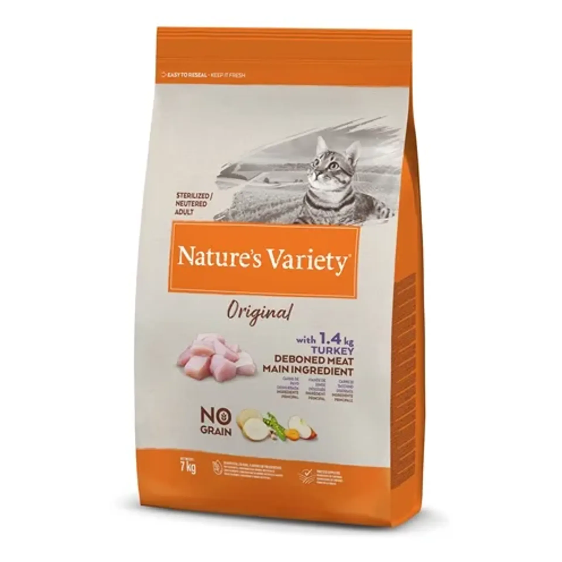 NATURES VARIETY ORIGINAL STERILIZED TURKEY NO GRAIN 7 KG
