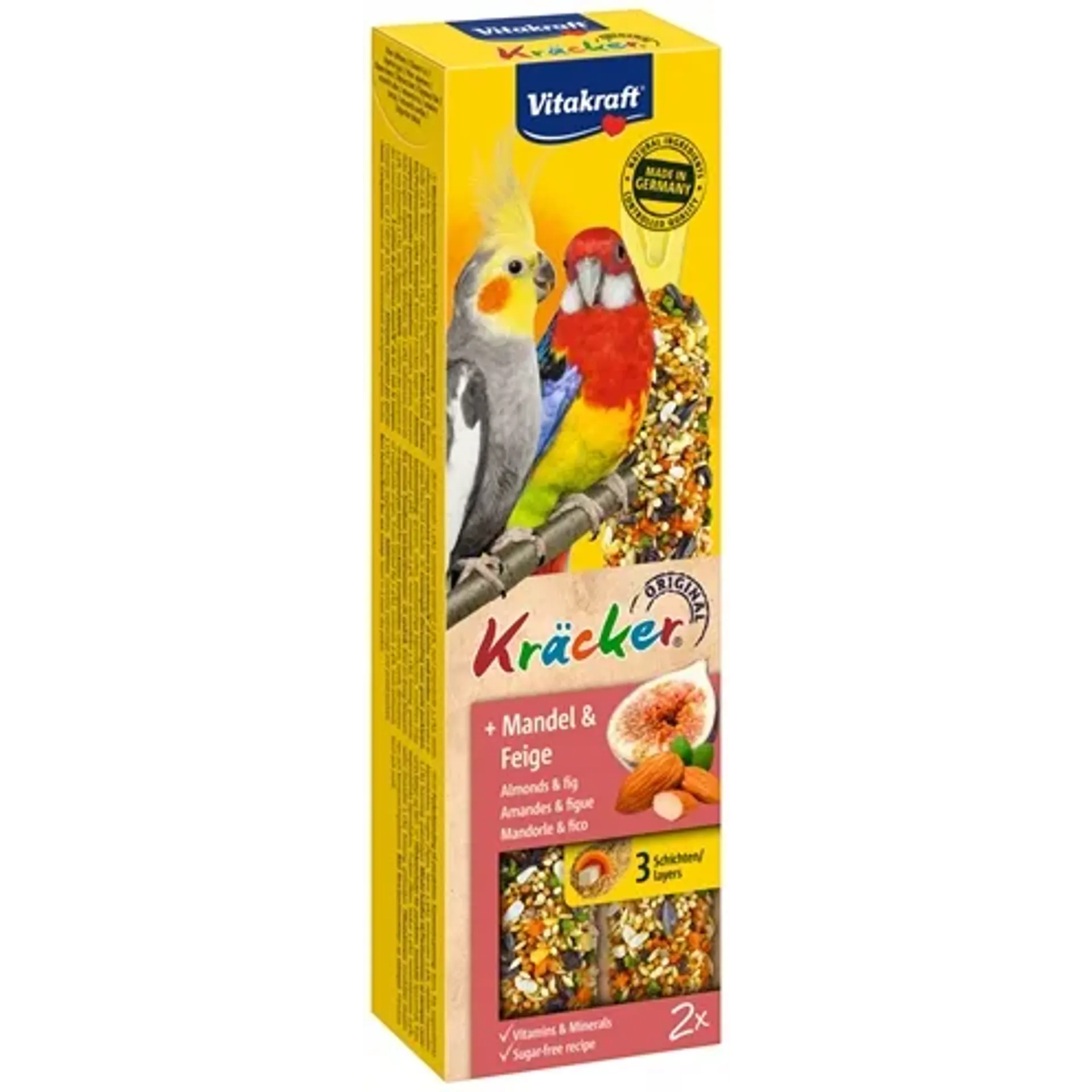 VITAKRAFT VALKPARKIET KRACKER FRUIT 2 IN 1