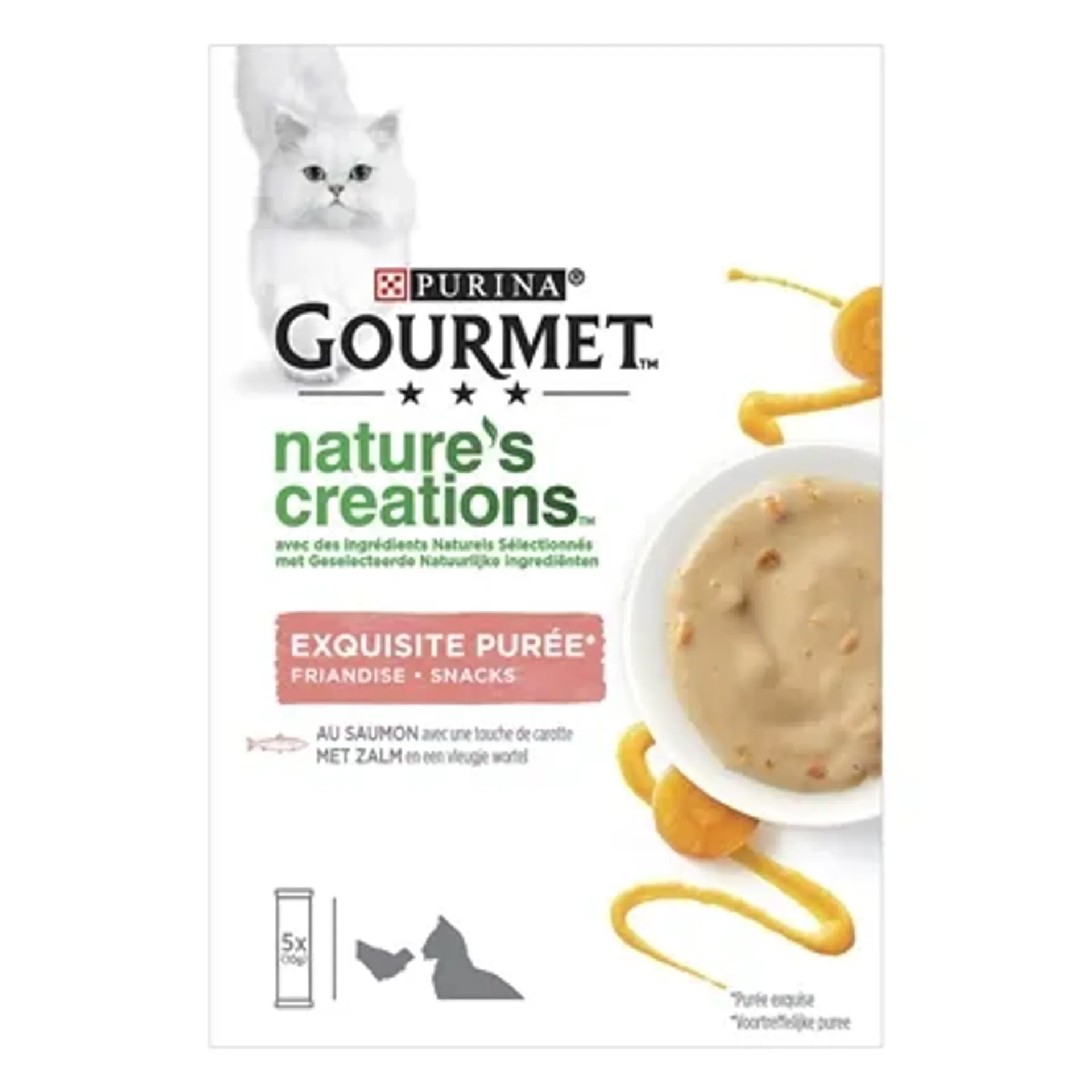 GOURMET NATURES CREATIONS PUREE ZALM 11X5X10 GR