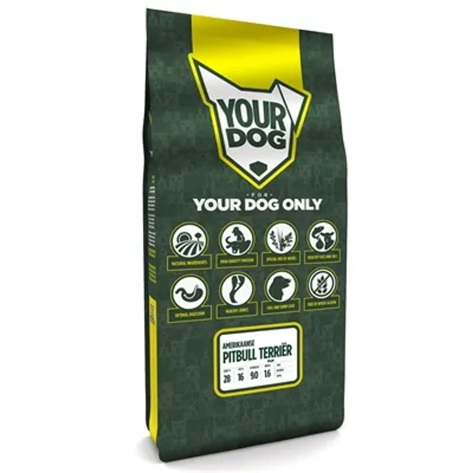 YOURDOG AMERIKAANSE PITBULL TERRIËR PUP 12 KG