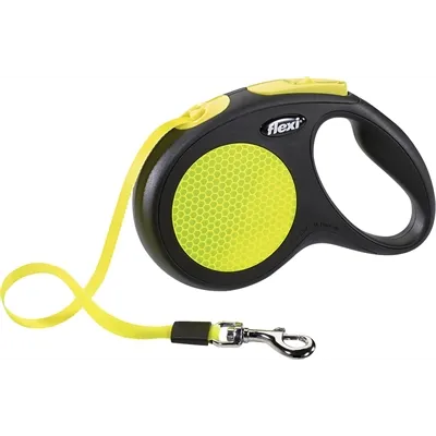 FLEXI ROLLIJN NEW CLASSIC NEON TAPE ZWART / GEEL M 5 MTR FLEXI ROLLIJN NEW CLASSIC NEON TAPE ZWART / GEEL M 5 MTR