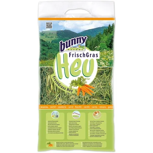 BUNNY NATURE VERS GRAS HOOI MET WORTEL 500 GR BUNNY NATURE VERS GRAS HOOI MET WORTEL 500 GR