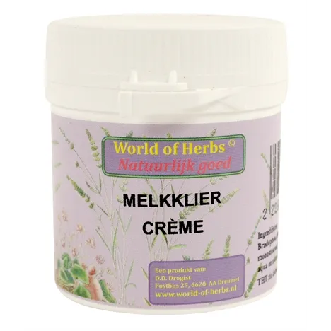 WORLD OF HERBS FYTOTHERAPIE MELKKLIER CREME 50 GR WORLD OF HERBS FYTOTHERAPIE MELKKLIER CREME 50 GR