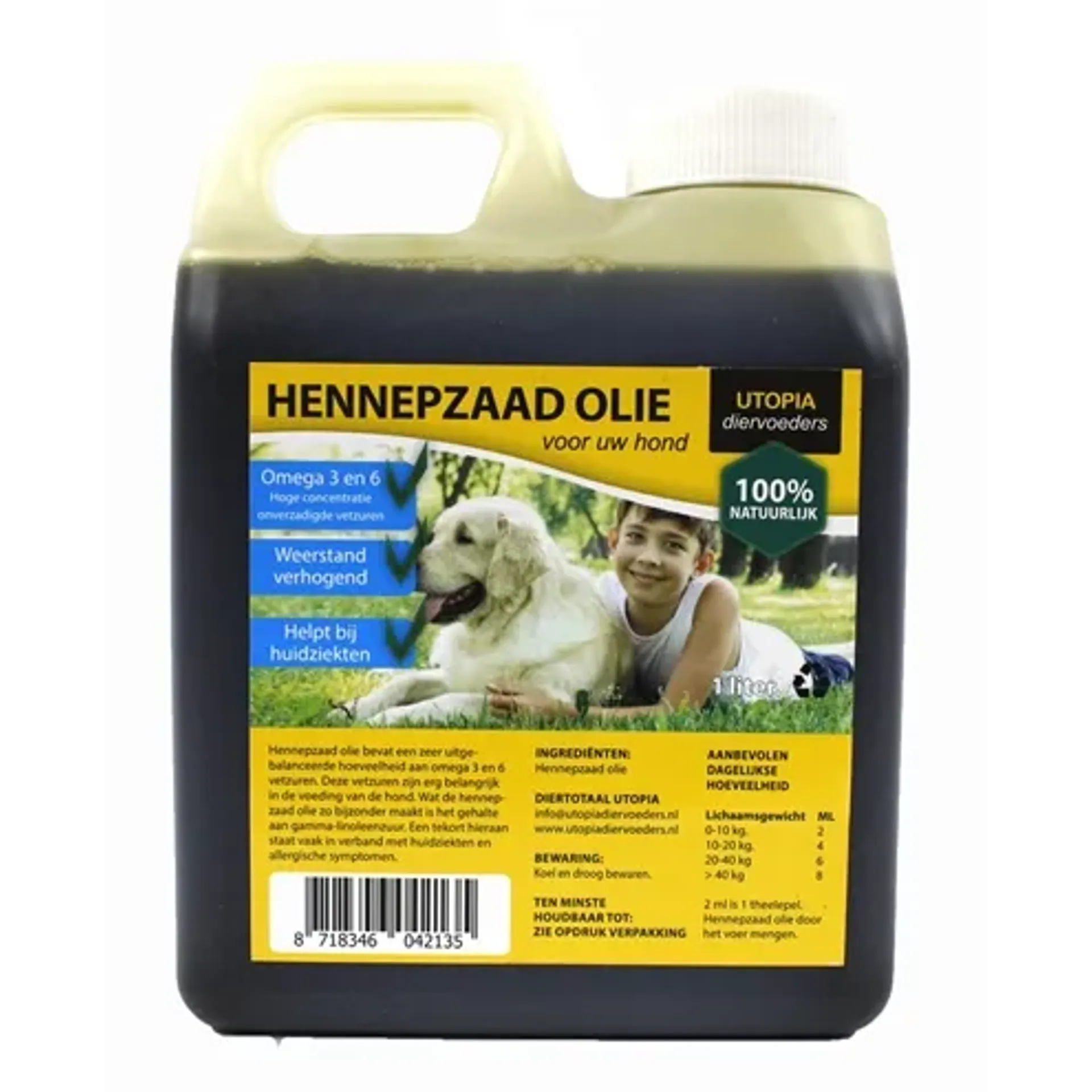HENNEPZAAD OLIE 1 LTR