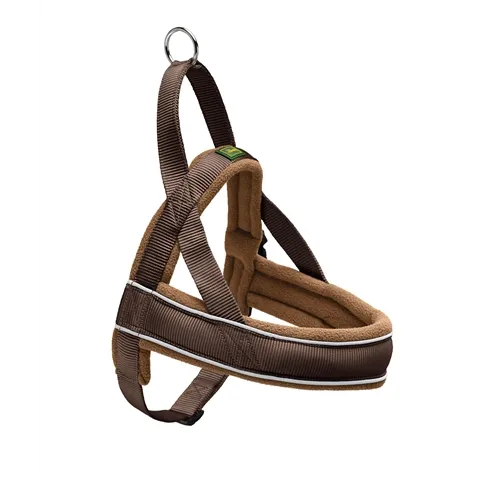 HUNTER HARNAS NORWEGER RACING NYLON BRUIN / COGNAC LARGE 62-75X2,5 CM HUNTER HARNAS NORWEGER RACING NYLON BRUIN / COGNAC LARGE 62-75X2,5 CM