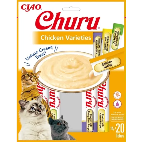 INABA CHURU MULTIPACK CHICKEN 20X14 GR INABA CHURU MULTIPACK CHICKEN 20X14 GR