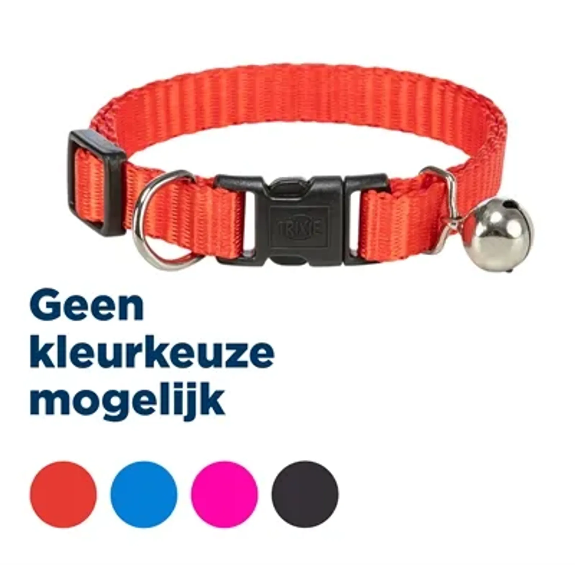 TRIXIE HALSBAND KAT NYLON ASSORTI