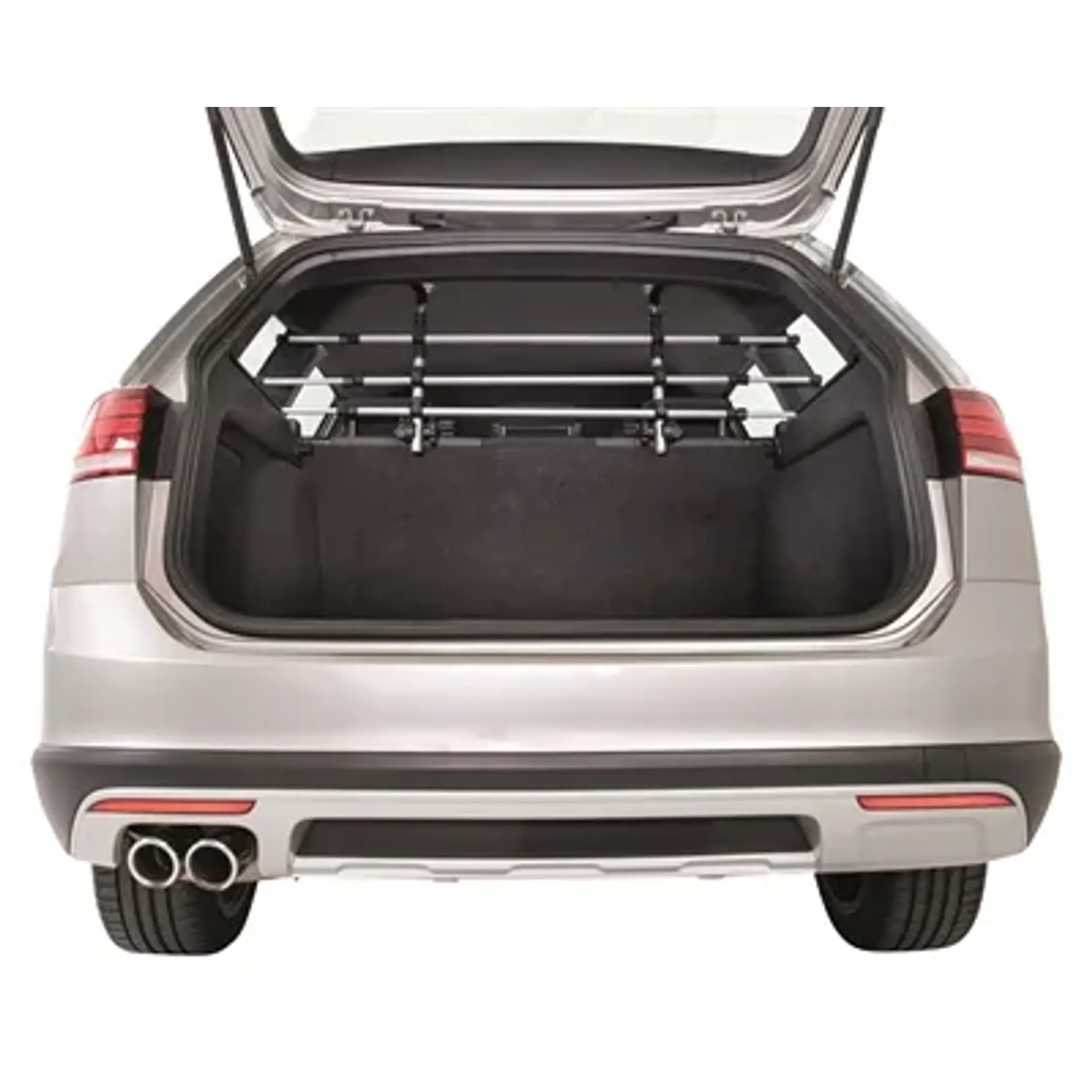 TRIXIE HONDENREK AUTO ZILVER / ZWART 96-163X34-48 CM