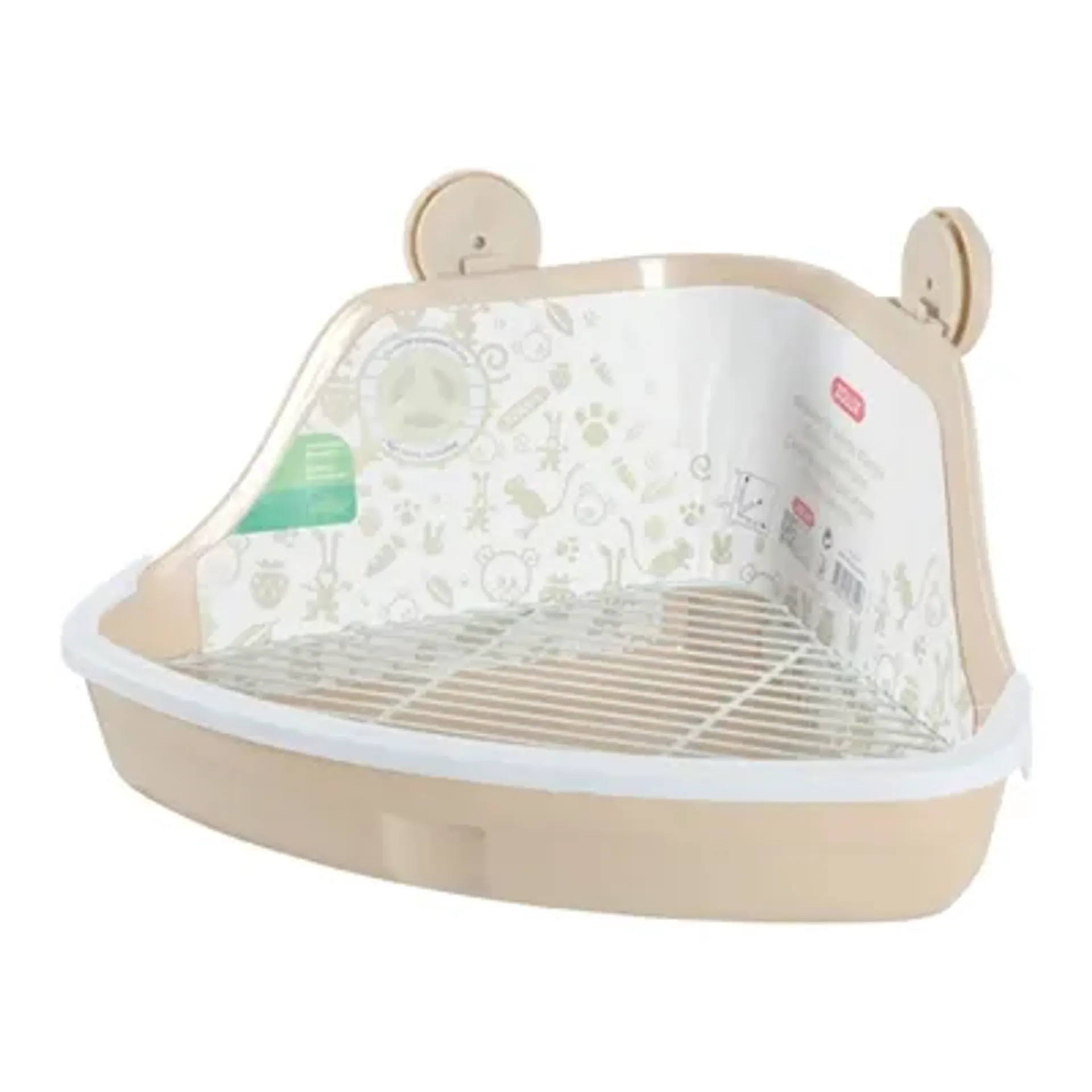 ZOLUX HOEKTOILET KNAAGDIER BEIGE 32X25X15 CM