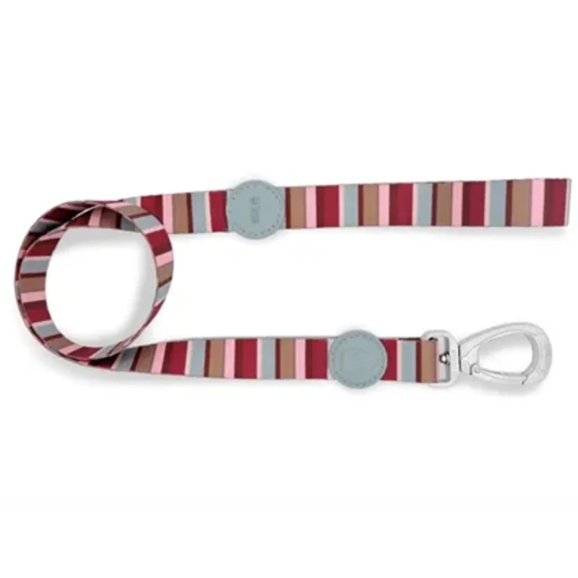 MORSO HONDENRIEM GERECYCLED SKYLINE ROOD / ROZE 120X1,5 CM TOT 6 KG