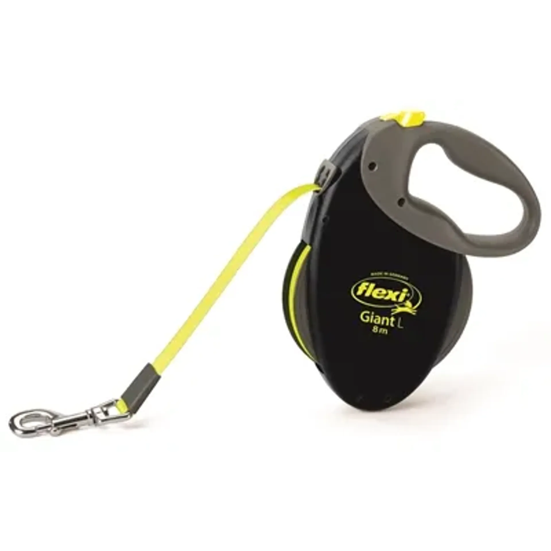 FLEXI ROLLIJN GIANT TAPE NEON ZWART / GEEL L 8 MTR