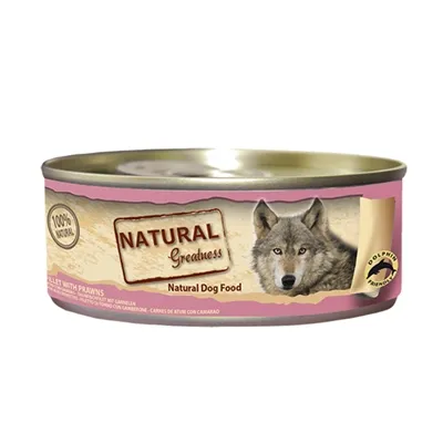 NATURAL GREATNESS TUNA FILET / PRAWNS 156 GR NATURAL GREATNESS TUNA FILET / PRAWNS 156 GR