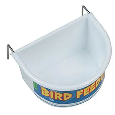 HAPPY PET VOERBAK HALF ROND WIT LARGE 11,5X8,5X6,5 CM HAPPY PET VOERBAK HALF ROND WIT LARGE 11,5X8,5X6,5 CM