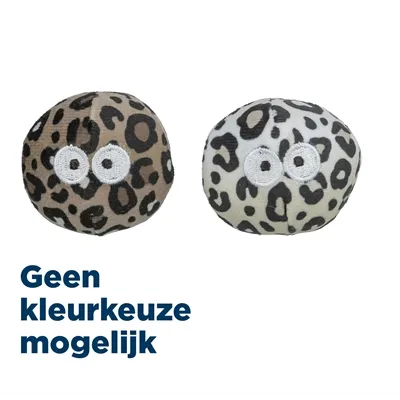 TRIXIE BAL MET OGEN PANTERPRINT MET KATTENKRUID / CATNIP ASSORTI 5,5 CM 2 ST TRIXIE BAL MET OGEN PANTERPRINT MET KATTENKRUID / CATNIP ASSORTI 5,5 CM 2 ST