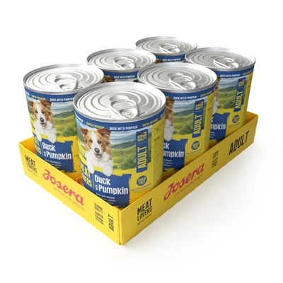 JOSERA MEAT LOVERS MENU DUCK & PUMPKIN 6X400 GR JOSERA MEAT LOVERS MENU DUCK & PUMPKIN 6X400 GR