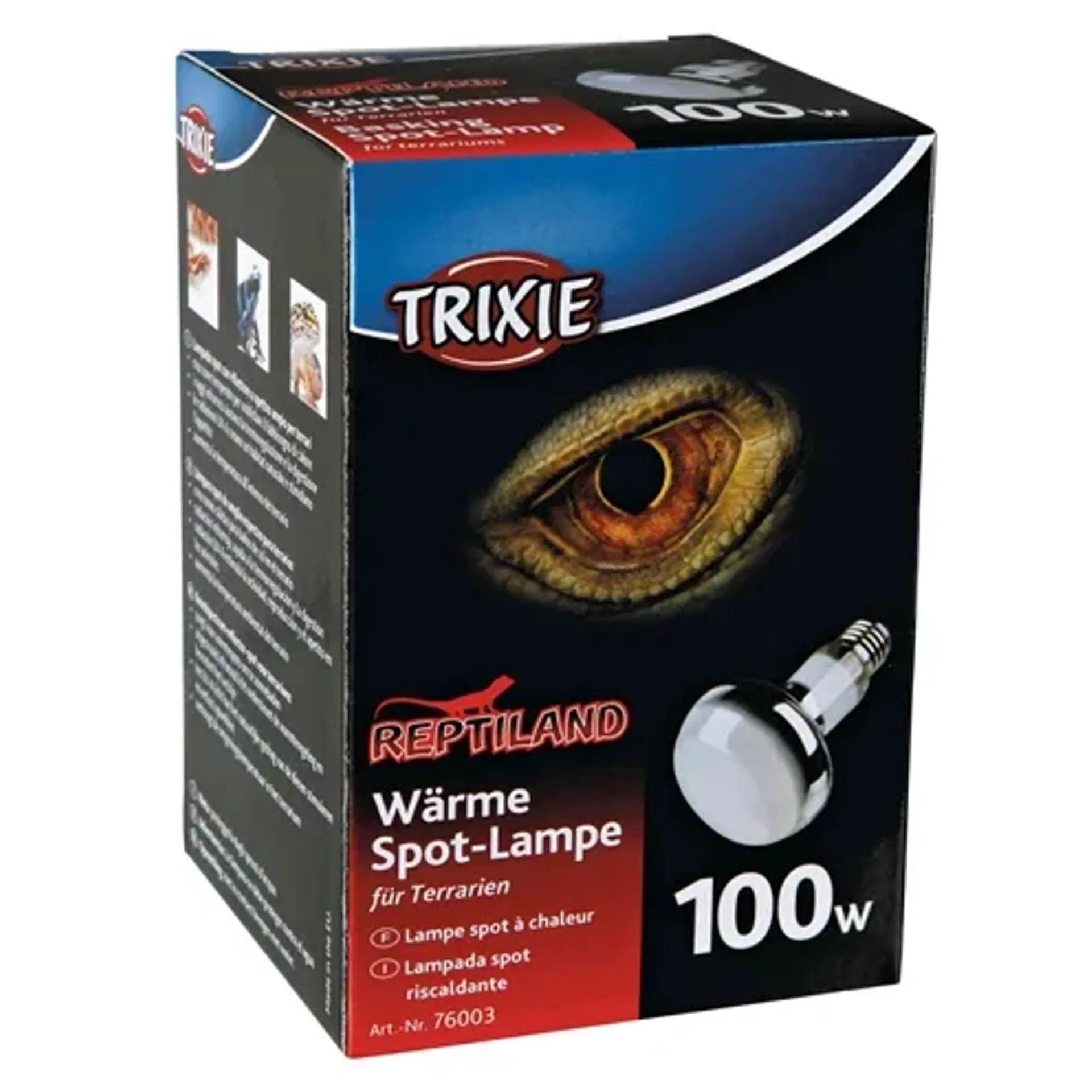 TRIXIE REPTILAND WARMTELAMP 100 WATT 8X8X10,8 CM